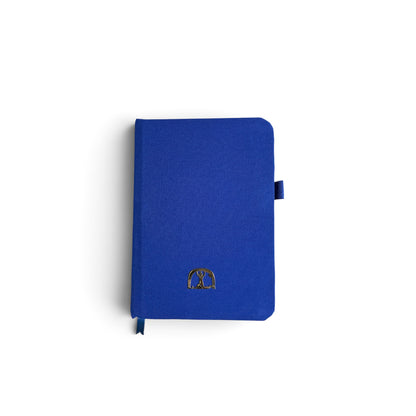 BLEU–NOTEBOOK + WHITE UNIBALL GEL PEN FREE
