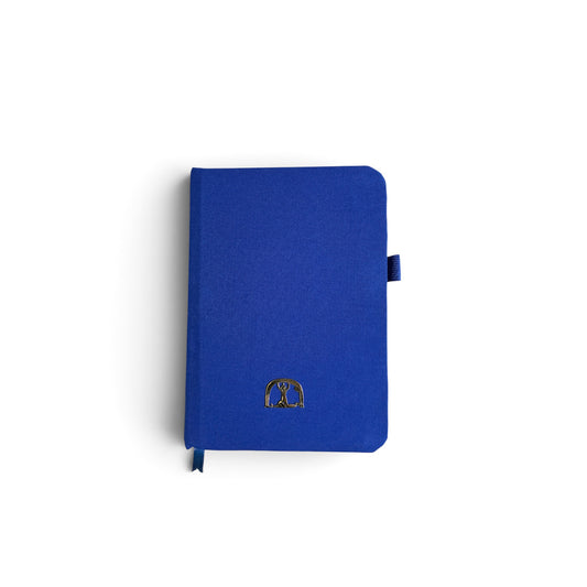 BLEU–NOTEBOOK + WHITE UNIBALL GEL PEN FREE